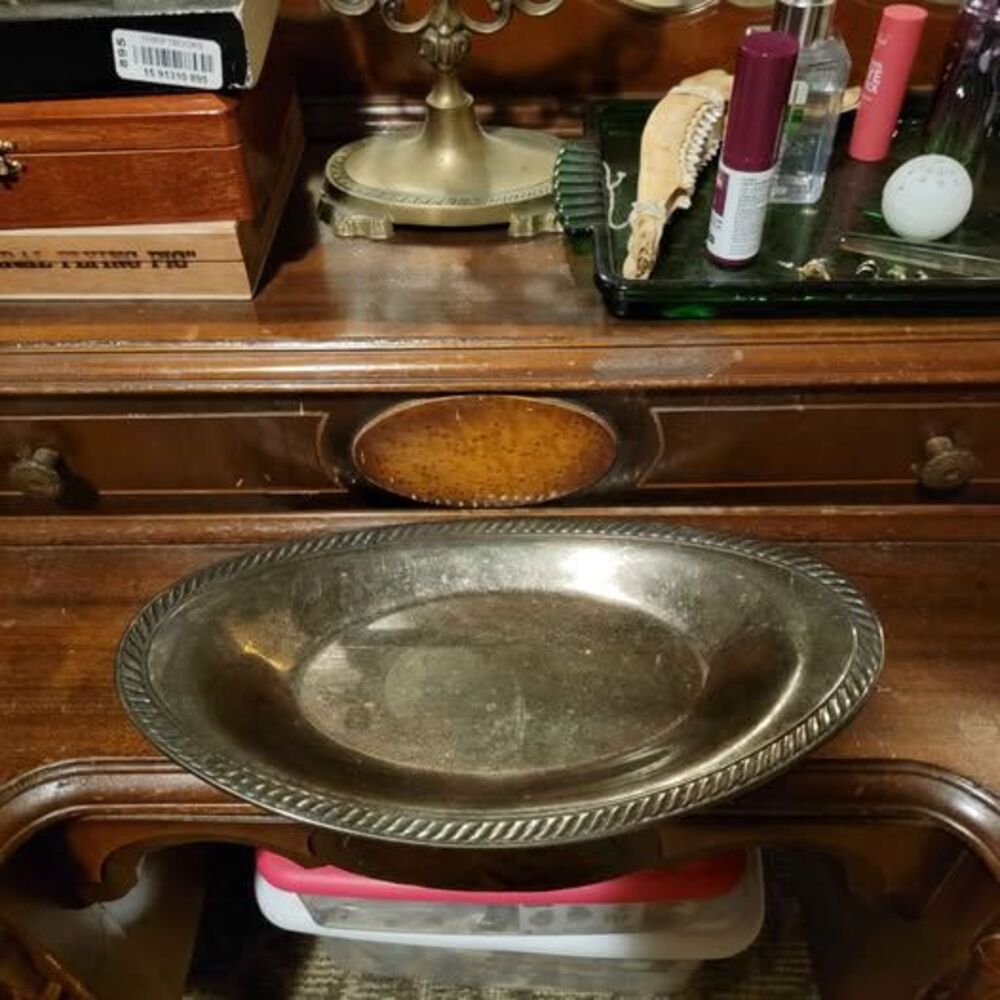 Silver Plated Oval Serving Platter